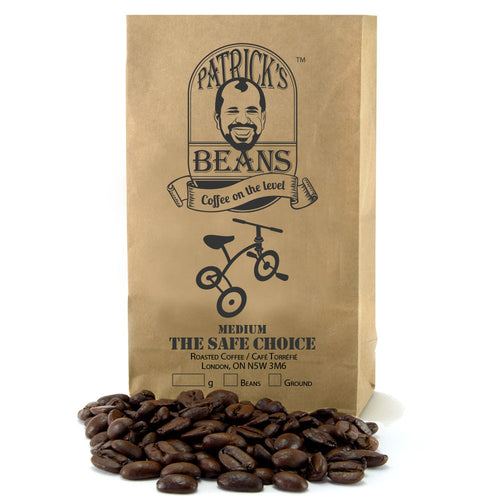 The Safe Choice hand roasted coffee blend - Patrick's Beans hand roasted coffee beans